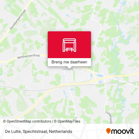 De Lutte, Spechtstraat kaart