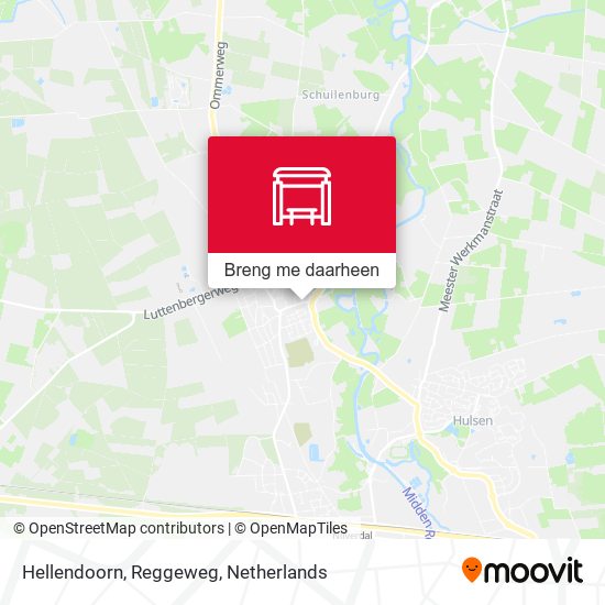 Hellendoorn, Reggeweg kaart