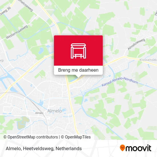 Almelo, Heetveldsweg kaart