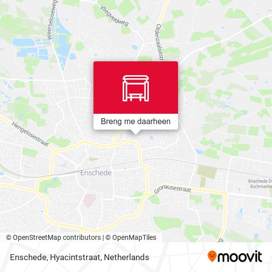 Enschede, Hyacintstraat kaart