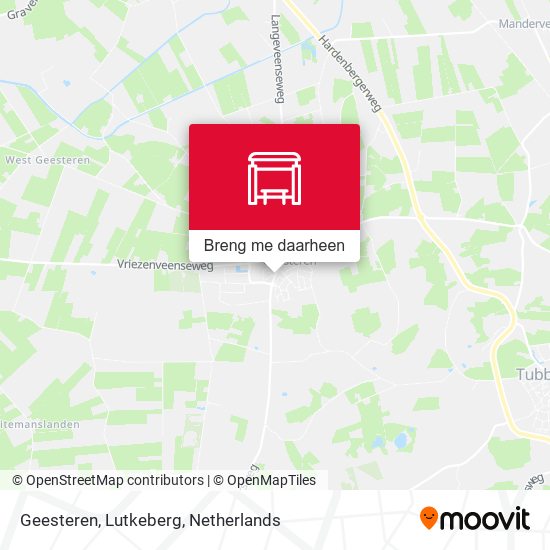 Geesteren, Lutkeberg kaart
