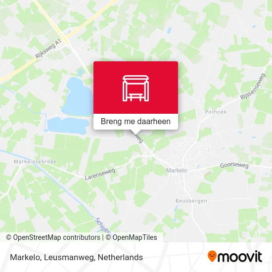 Markelo, Leusmanweg kaart