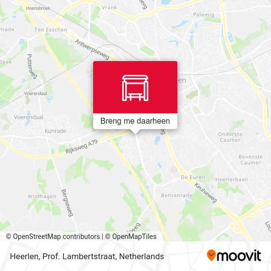 Heerlen, Prof. Lambertstraat kaart