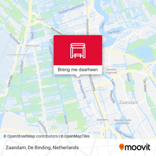 Zaandam, De Binding kaart