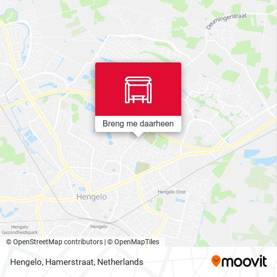 Hengelo, Hamerstraat kaart