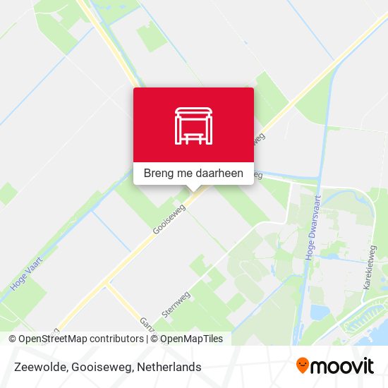 Zeewolde, Gooiseweg kaart