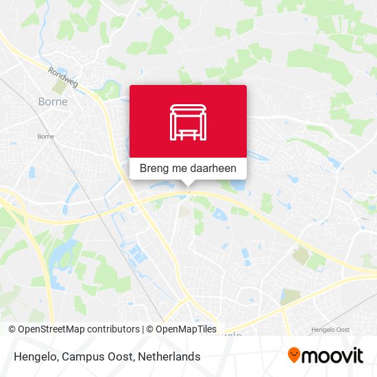 Hengelo, Campus Oost kaart