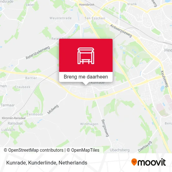 Kunrade, Kunderlinde kaart