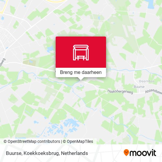 Buurse, Koekkoeksbrug kaart