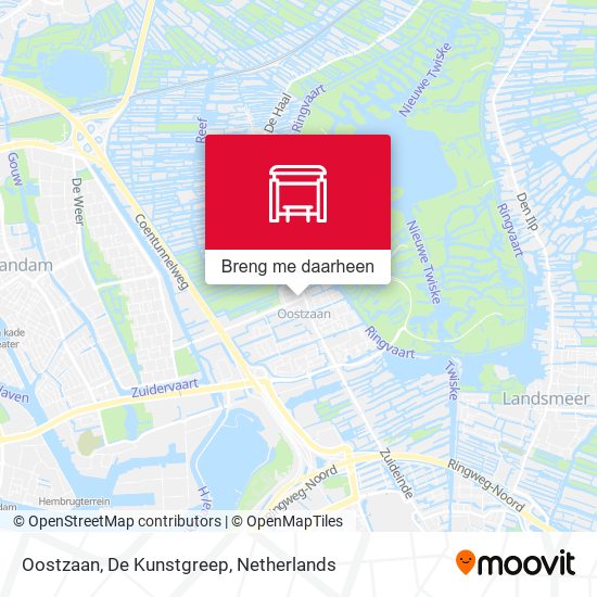 Oostzaan, De Kunstgreep kaart