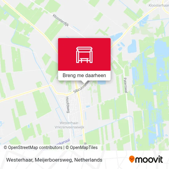 Westerhaar, Meijerboersweg kaart