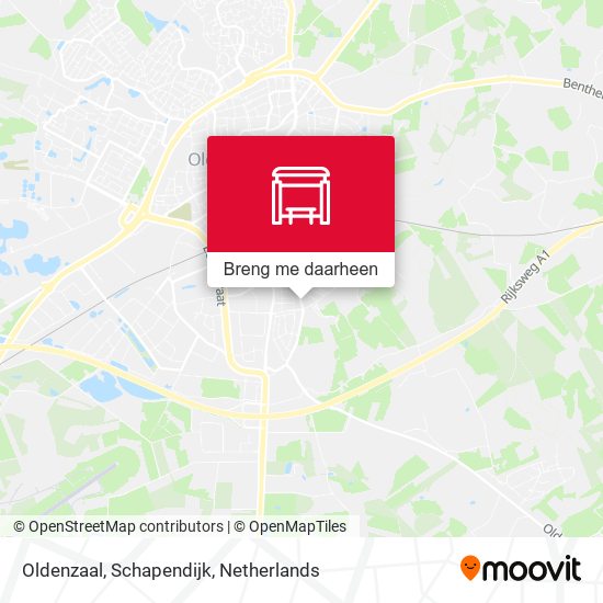 Oldenzaal, Schapendijk kaart