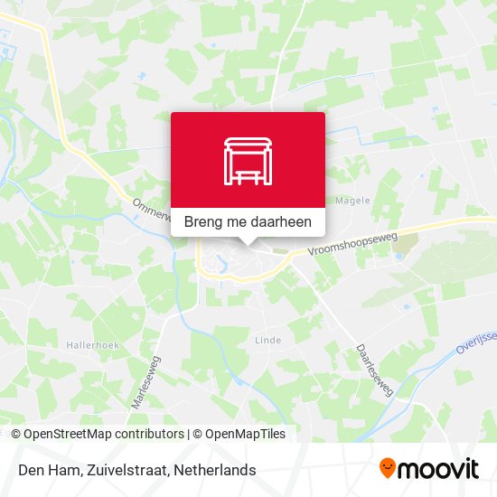 Den Ham, Zuivelstraat kaart