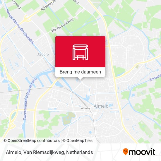 Almelo, Van Riemsdijkweg kaart