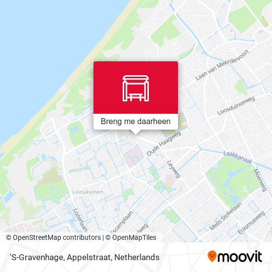 'S-Gravenhage, Appelstraat kaart