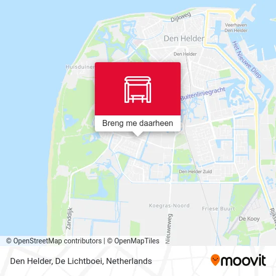 Den Helder, De Lichtboei kaart