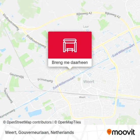 Weert, Gouverneurlaan kaart