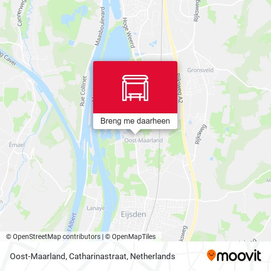 Oost-Maarland, Catharinastraat kaart