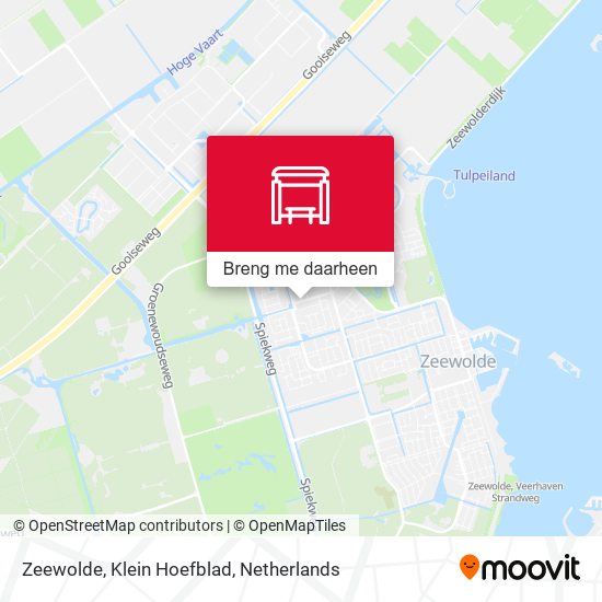 Zeewolde, Klein Hoefblad kaart