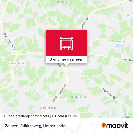 Zelhem, Stikkenweg kaart