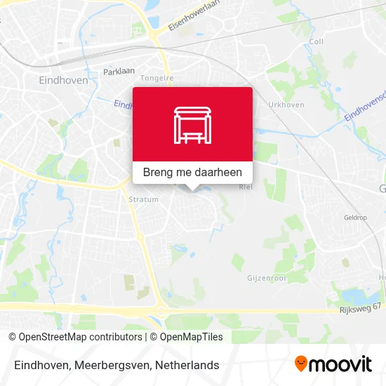 Eindhoven, Meerbergsven kaart