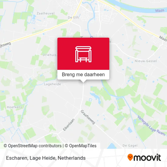 Escharen, Lage Heide kaart