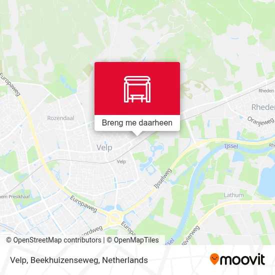 Velp, Beekhuizenseweg kaart