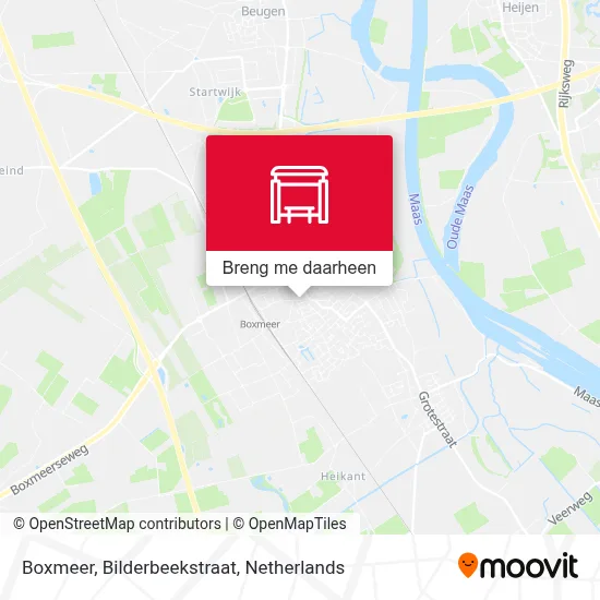 Boxmeer, Bilderbeekstraat kaart