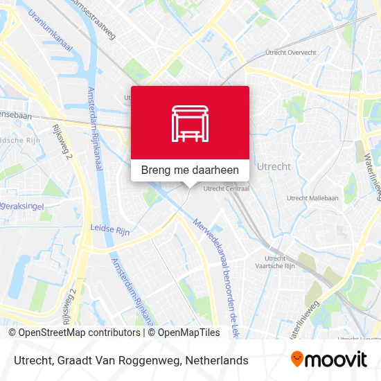 Utrecht, Graadt Van Roggenweg kaart
