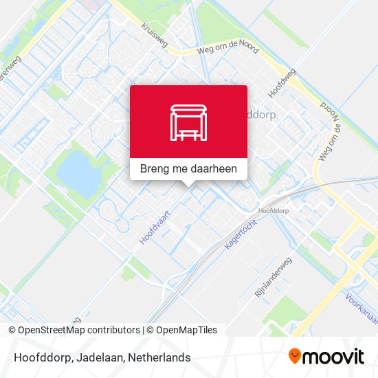 Hoofddorp, Jadelaan kaart