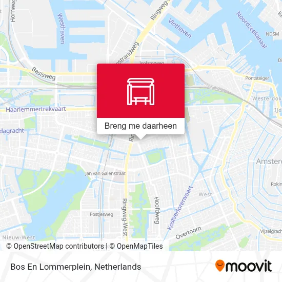 Bos En Lommerplein kaart