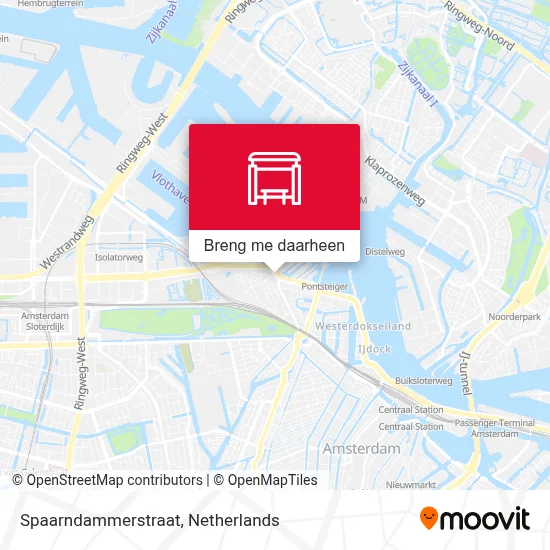 Spaarndammerstraat kaart