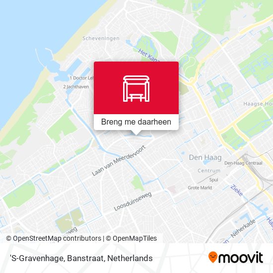 'S-Gravenhage, Banstraat kaart