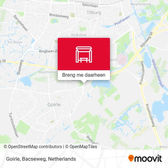 Goirle, Bacseweg kaart
