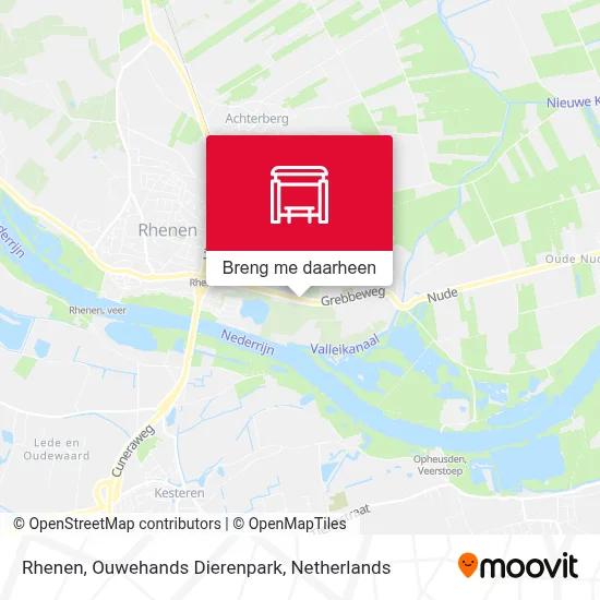 Rhenen, Ouwehands Dierenpark kaart