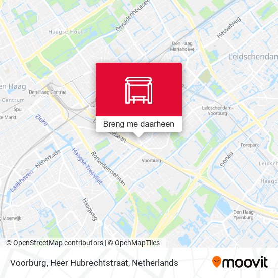 Voorburg, Heer Hubrechtstraat kaart