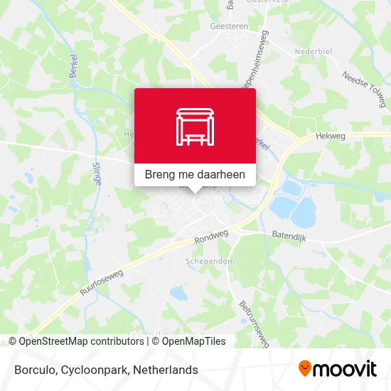 Borculo, Cycloonpark kaart