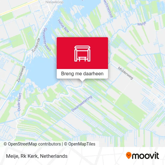 Meije, Rk Kerk kaart
