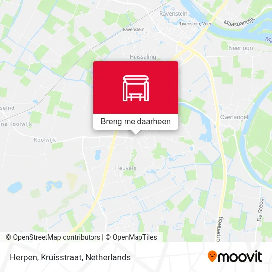 Herpen, Kruisstraat kaart