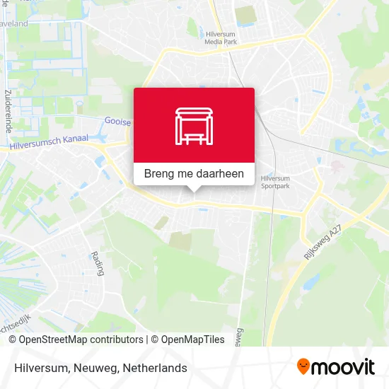 Hilversum, Neuweg kaart