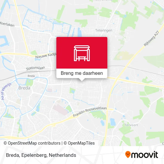 Breda, Epelenberg kaart
