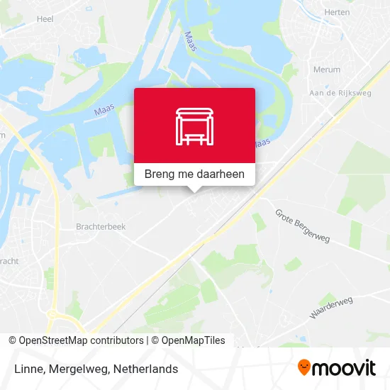 Linne, Mergelweg kaart