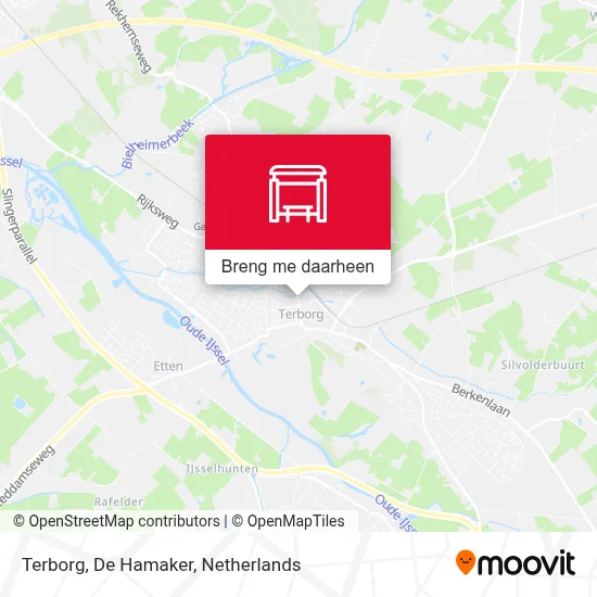 Terborg, De Hamaker kaart