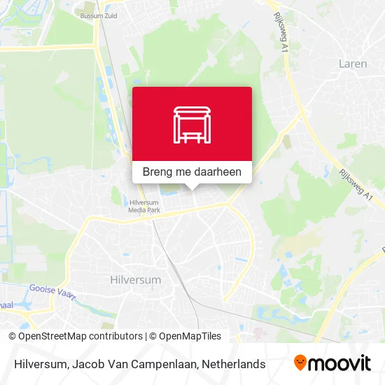 Hilversum, Jacob Van Campenlaan kaart