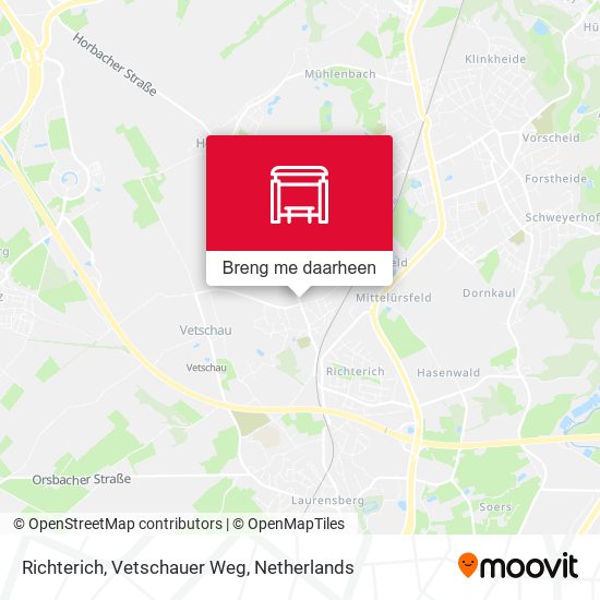 Richterich, Vetschauer Weg kaart