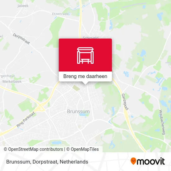 Brunssum, Dorpstraat kaart