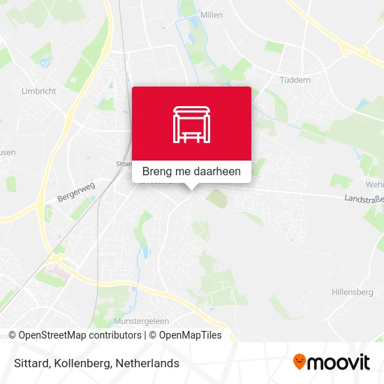 Sittard, Kollenberg kaart