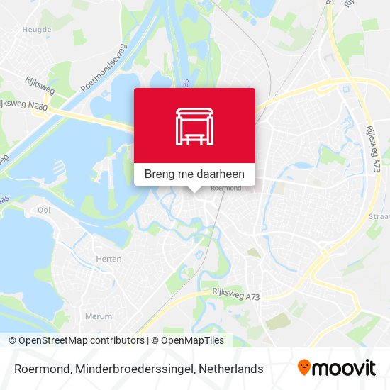 Roermond, Minderbroederssingel kaart
