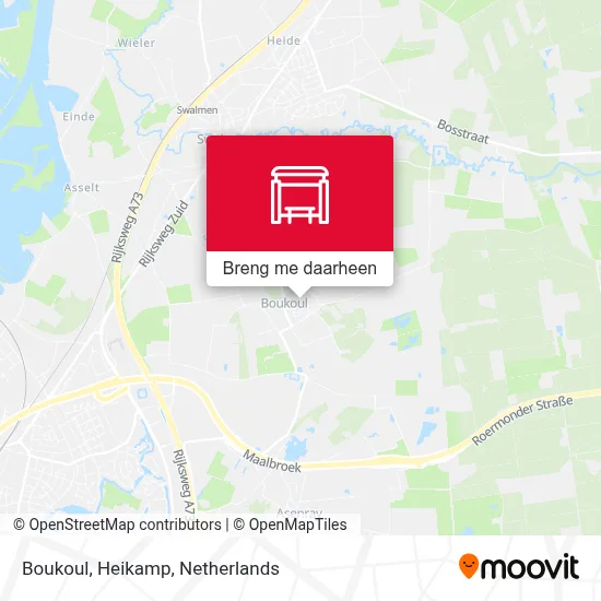 Boukoul, Heikamp kaart