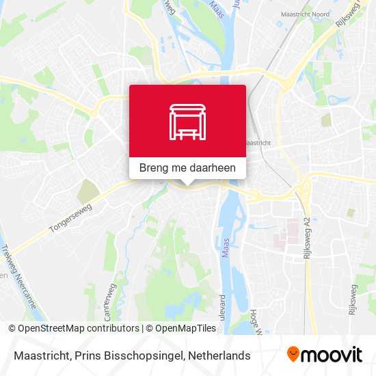 Maastricht, Prins Bisschopsingel kaart